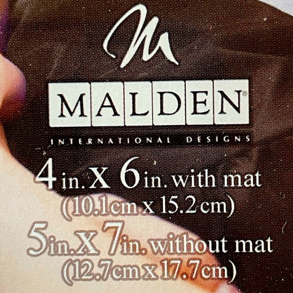 Pair Graduation Picture frames by Malden. Black. For 4” x 6” or 5” x 7” photos. - Picture 2 of 3